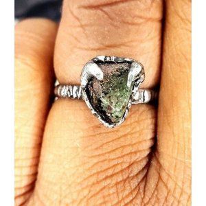 Ghost Quartz Crystal Ring